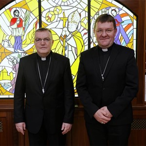 Kardinal Bozanić primio zrenjaninskog biskupa Štefkovića